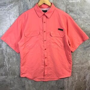 Pink Real Tree fishing shirt Men's Large  #fishinglife